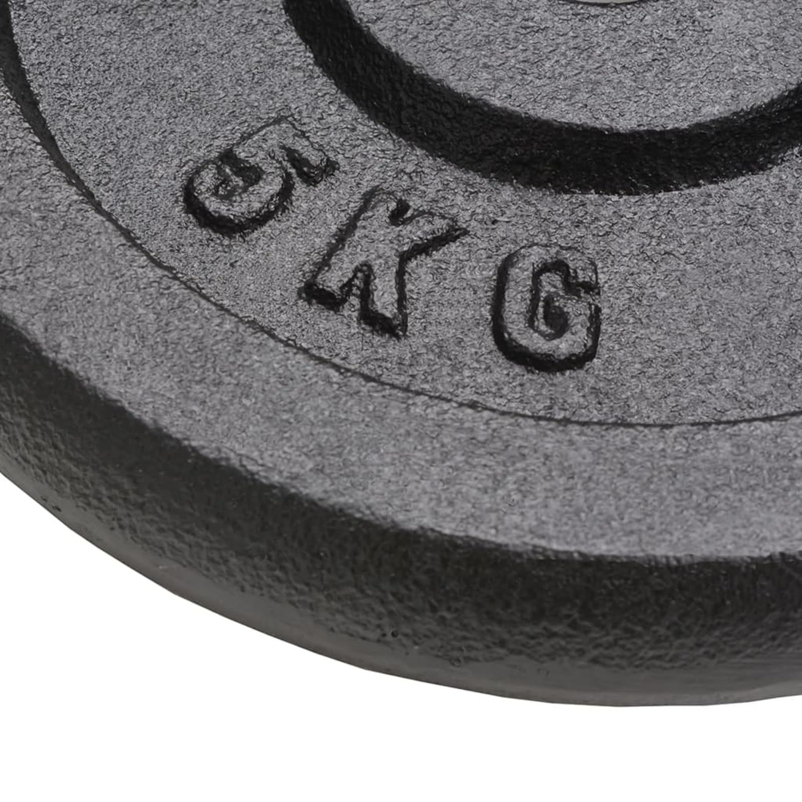 Homgoday Juego de Pesas de Hierro Fundido 2x10kg + 2x5kg, Adecuado para Barra de 30mm, Entrenamiento Muscular en Casa o Gimnasio
