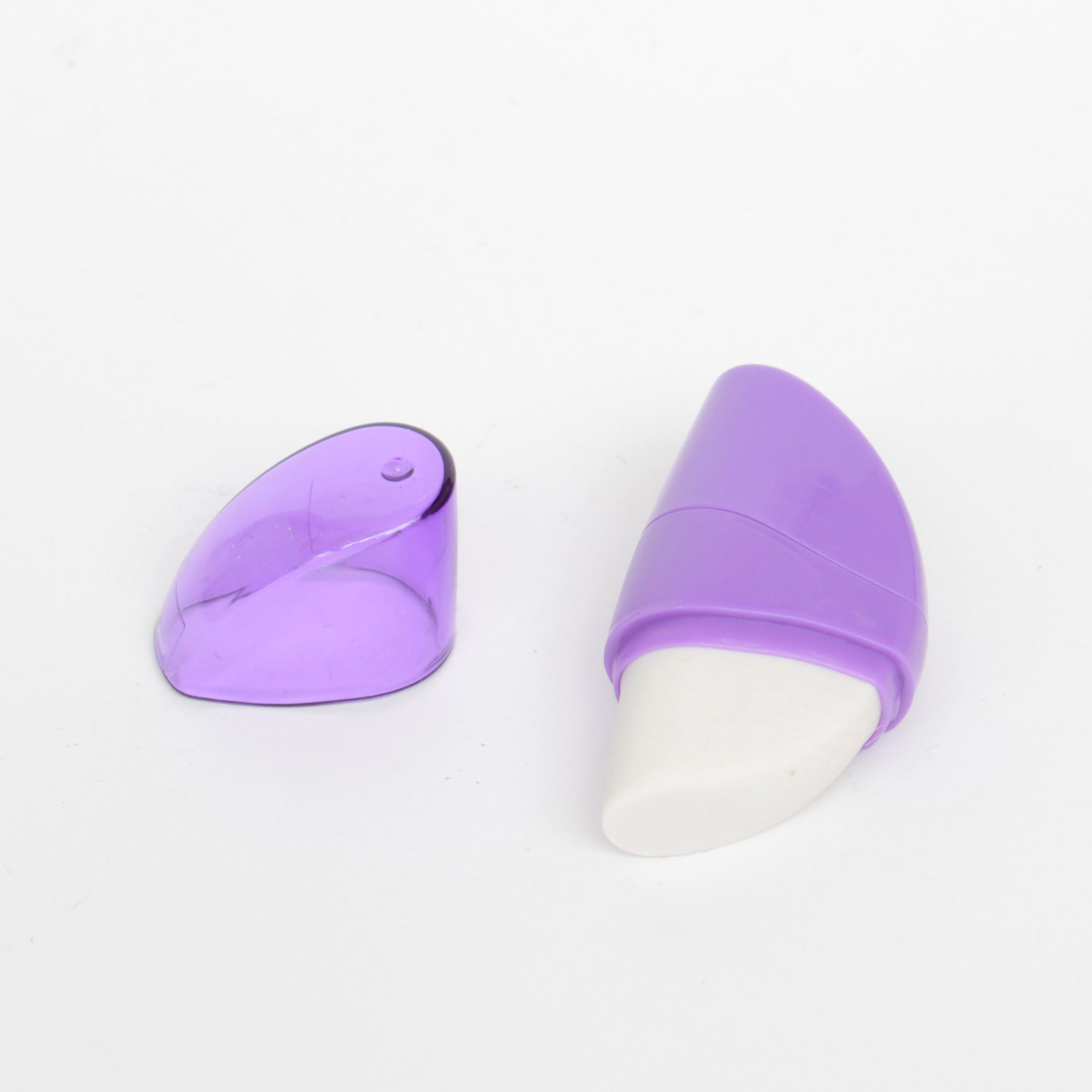 Branded "Combo" Pencil Sharpener and Eraser Purple or Black High Quality Twin 2 in 1 Canister Container Mess Free (Purple)