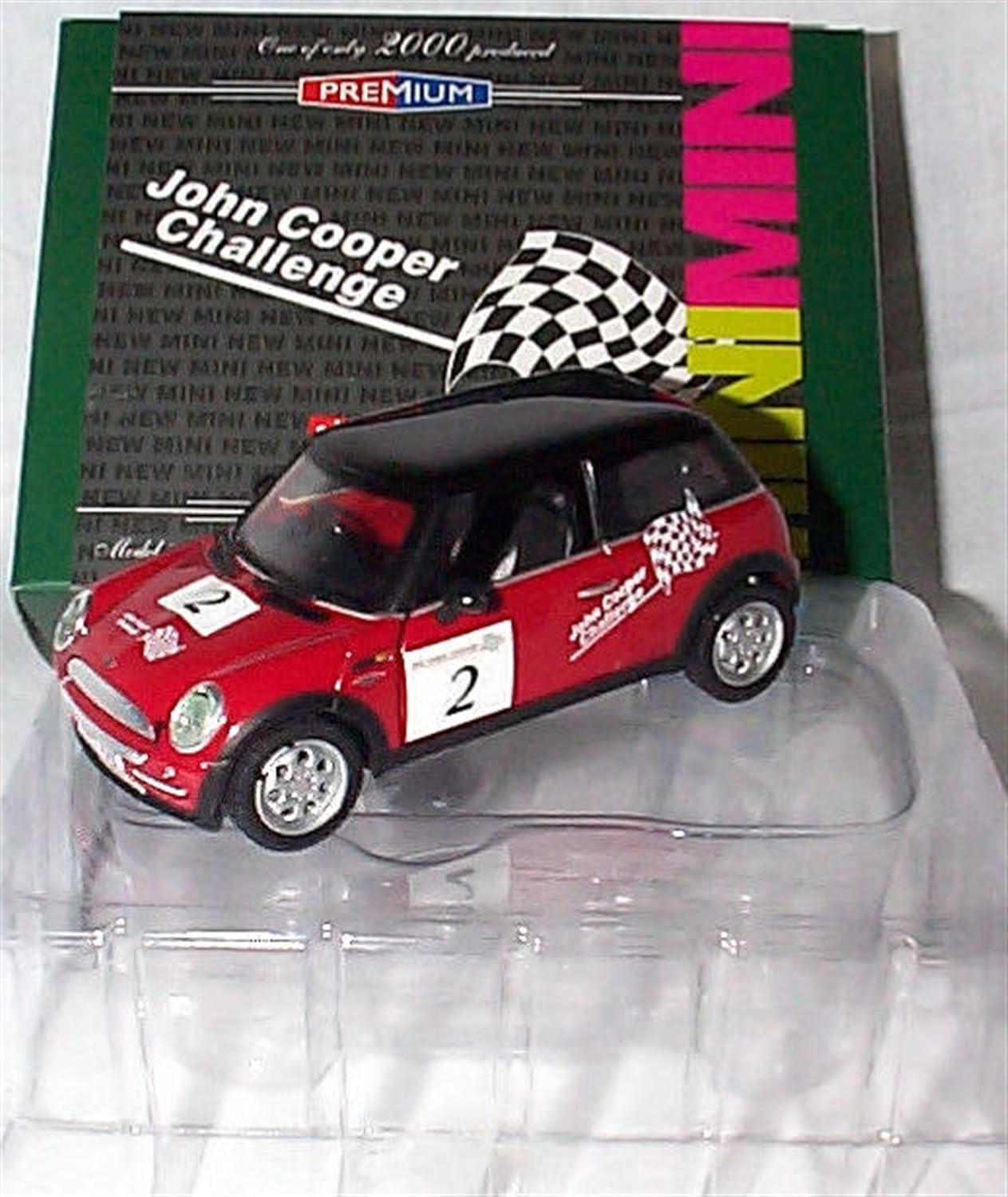 corgi premium collection the new MINI C00PER john cooper challenge no2 red car 1.43 scale diecast model
