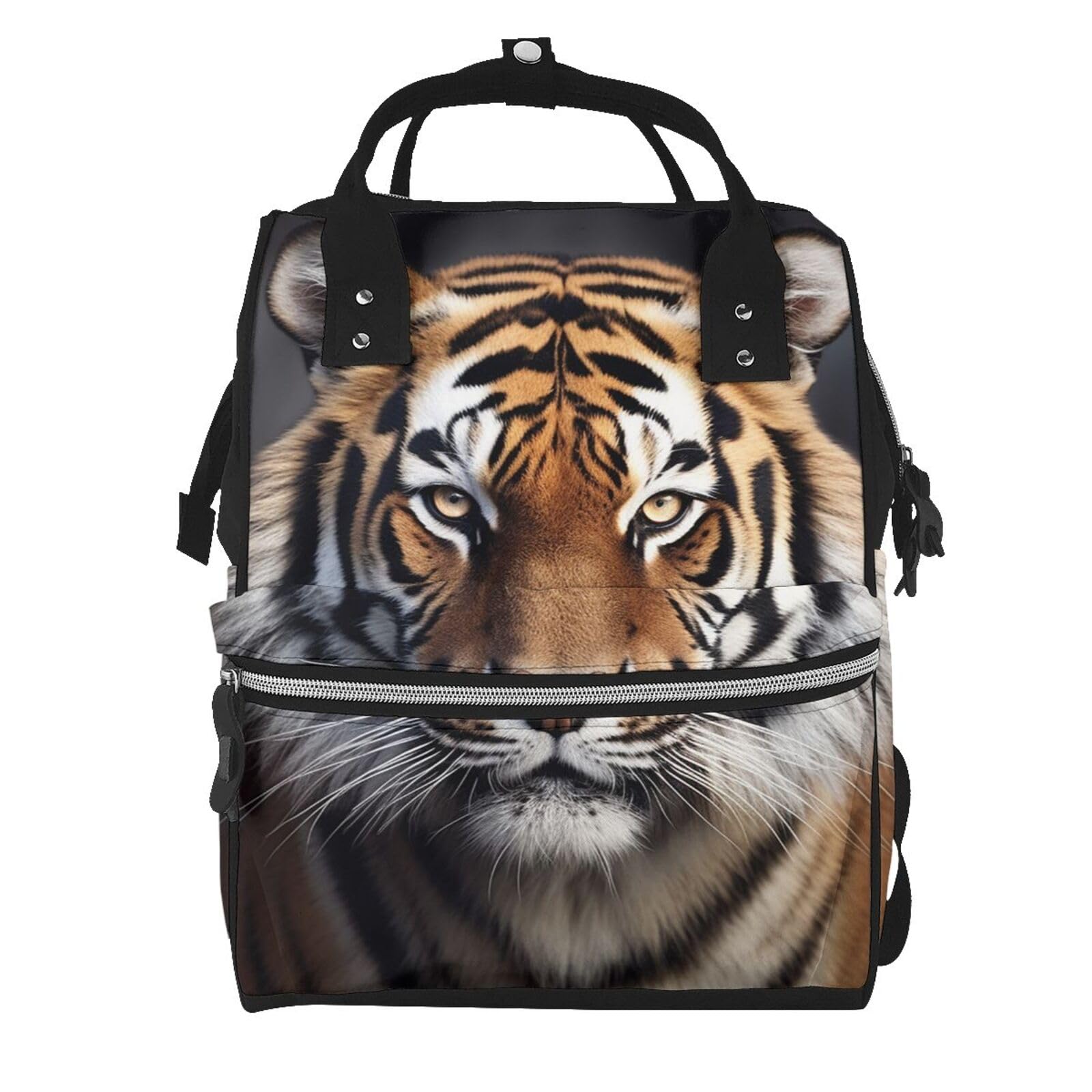 Sac à langer multifonction tigre avec compartiment PC portable - 7