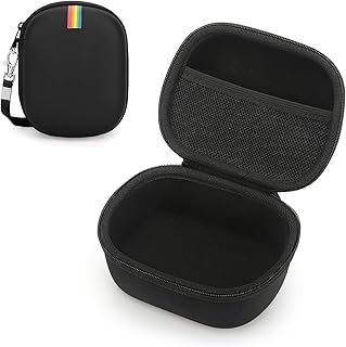 Yinke - Funda para cámara de Fotos instantánea (9035), Carcasa rígida Protectora para Bolsa de Viaje, Color Negro, Negro, Clásico