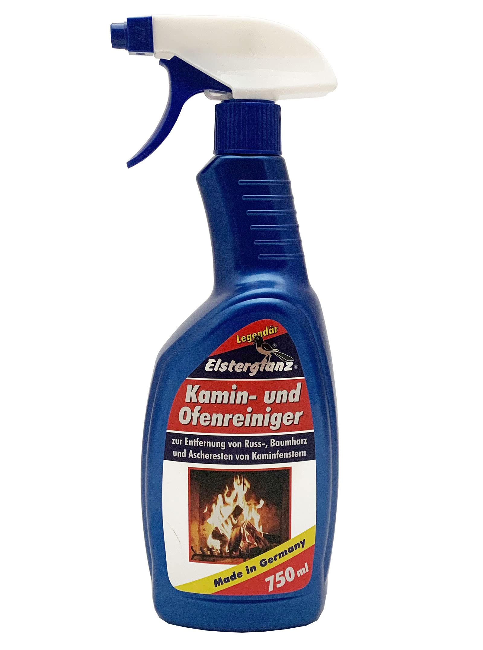 12 x 750ml Elsterglanz Kamin & Ofen Glasreiniger Kaminglasreiniger Ofenglasreiniger, Kaminofenreiniger