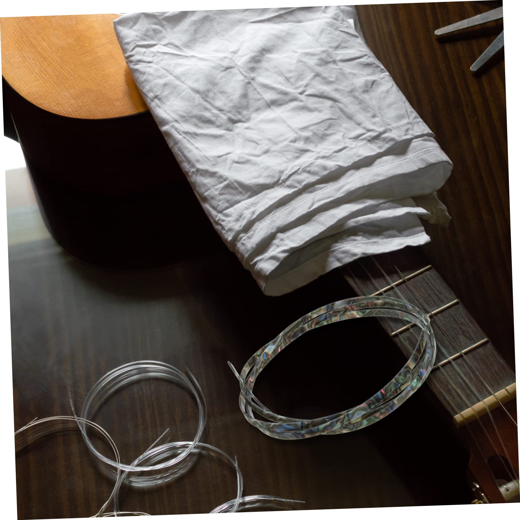 VICASKY Guitar Binding Purfling Strip 6mm Wide Edging Strips for Acoustic Guitar Protection and Decor