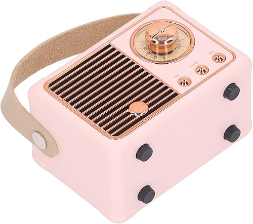 Miniatura 7 de ZJchao Altavoz portátil mini compacto inalámbrico retro diseño incorporado tarjeta radio alta capacidad batería ligero para viajes al aire libre