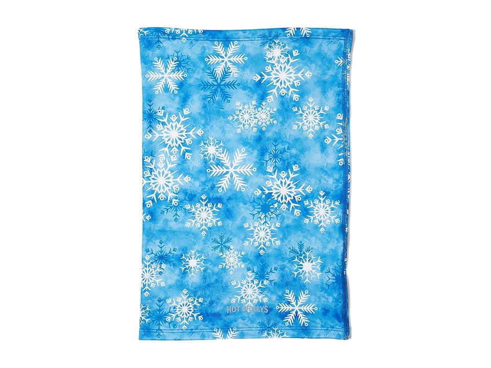 Hot Chillys Adult Micro Elite Chamois Print Neck Gaiter (Marble Snowflake) Scarves INTERNATIONAL SHIPPING