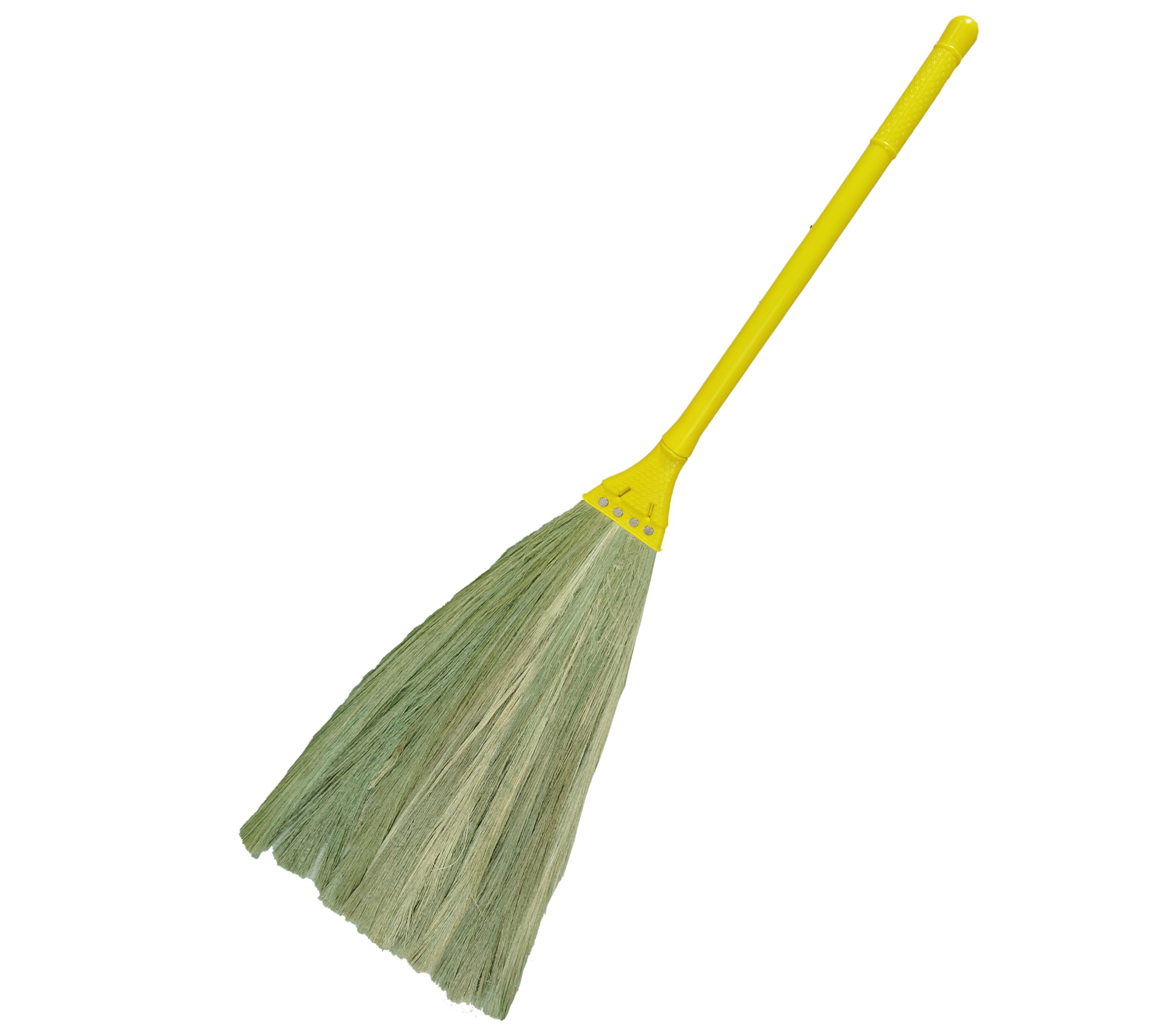 UMD 4D No Backpain Natural Grass Broom with Back Pain Prevention Design, 250g Lightweight, 4ft Long Handle with Wide Head, Covers More Area in one Sweep, Floor Cleaning jadu (1)-image-28
