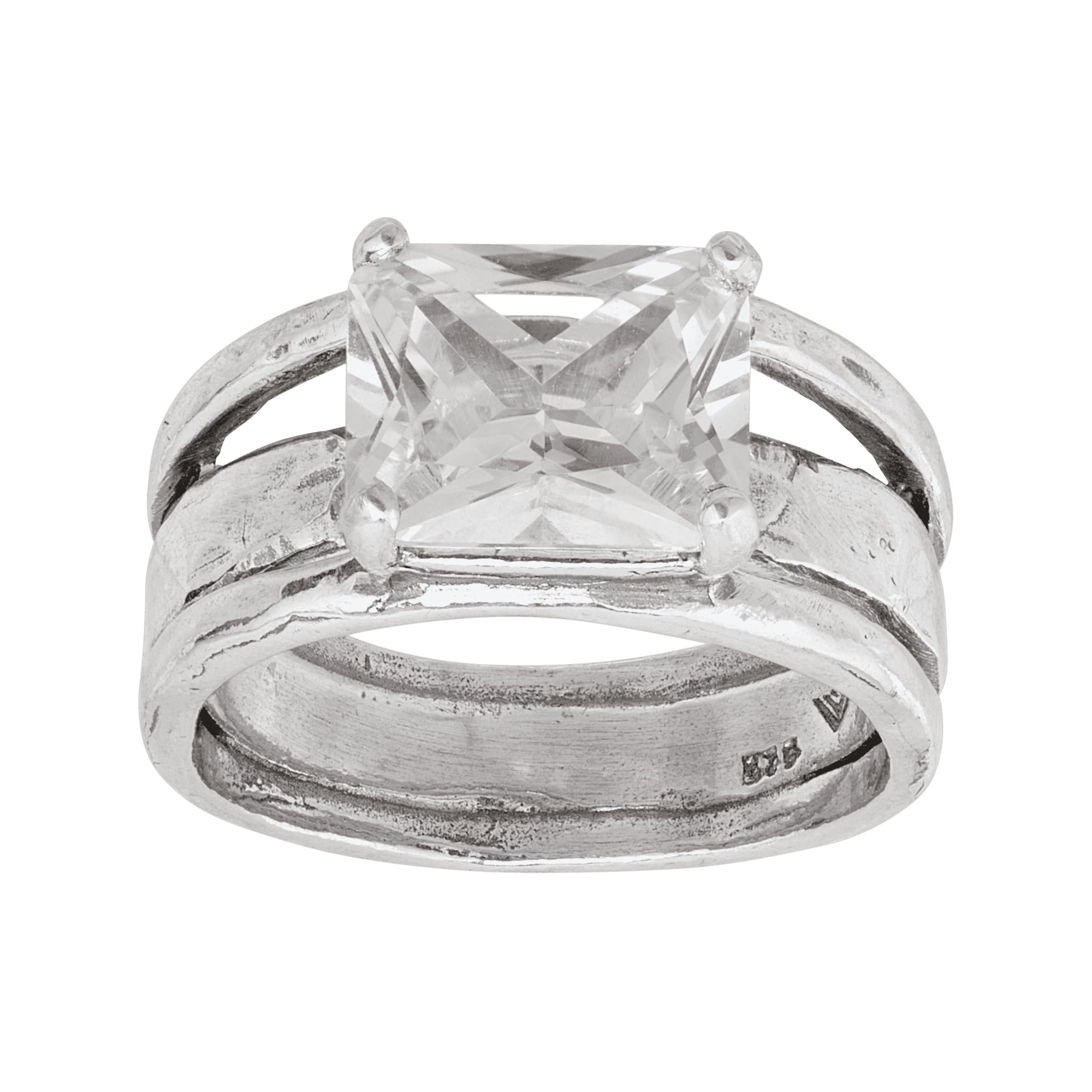 Silpada 'Sevilla Later' Cubic Zirconia Ring in Sterling Silver