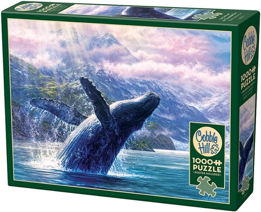Cobble Hill 1000 Piece Puzzle - Leviathan of Glacier Bay - Sample Poster Included