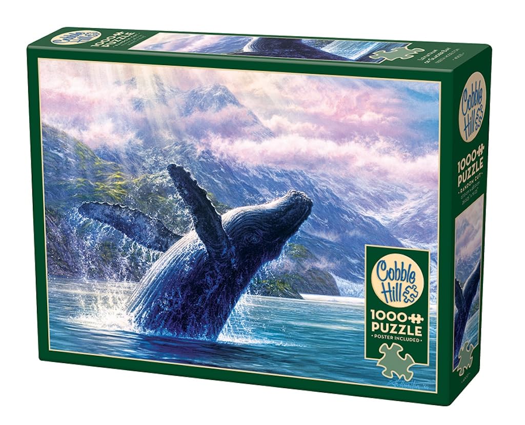 Cobble Hill 1000 Piece Puzzle - Leviathan of Glacier Bay - Sample Poster Included