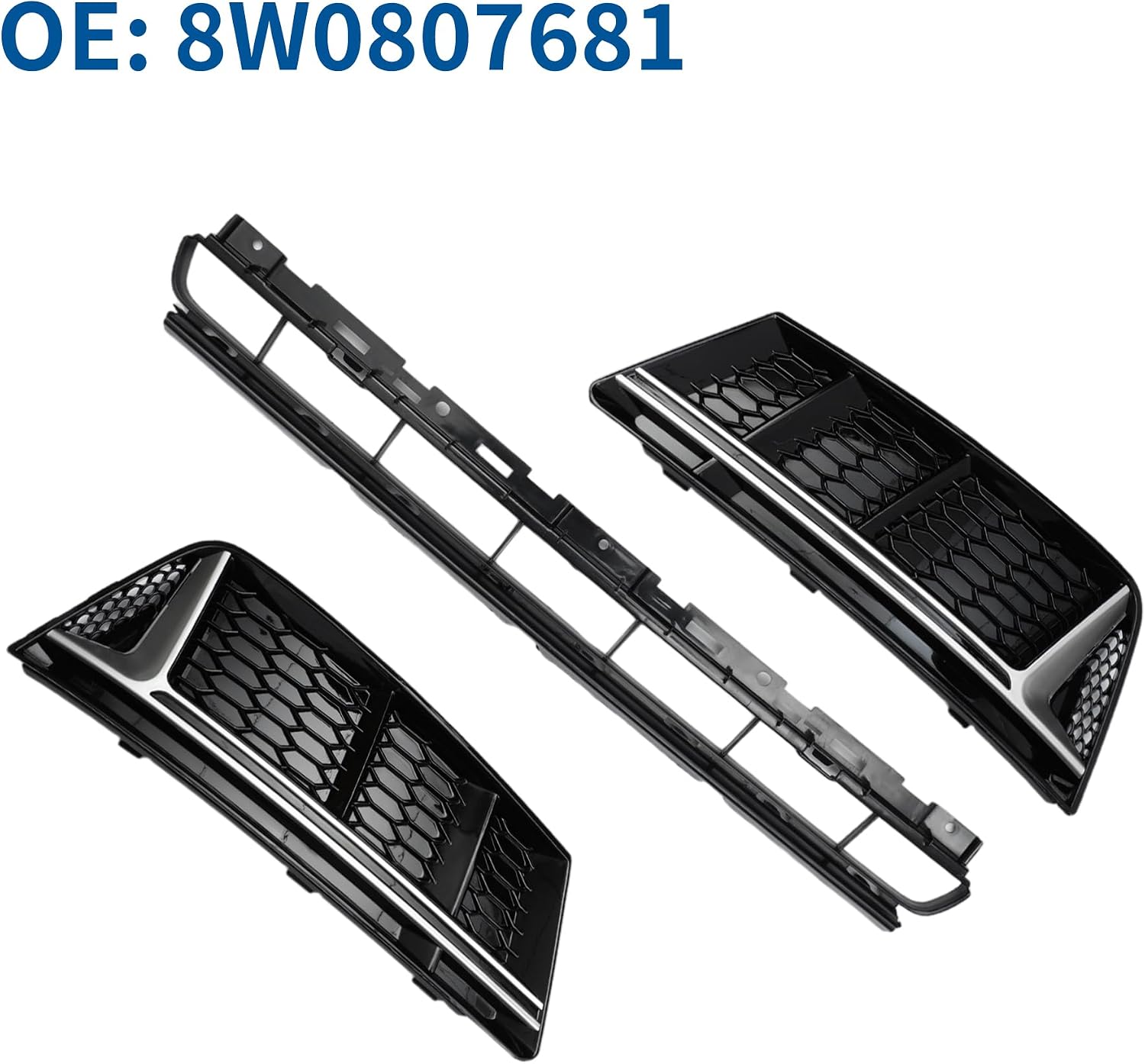 AUTOHAUX No.8W0807681 フロントローワーフードバンパーグリルグリル アウディ A4 【バンパーフォグライトランプグリルグリルカバーアウディ】 B9 2016-2018