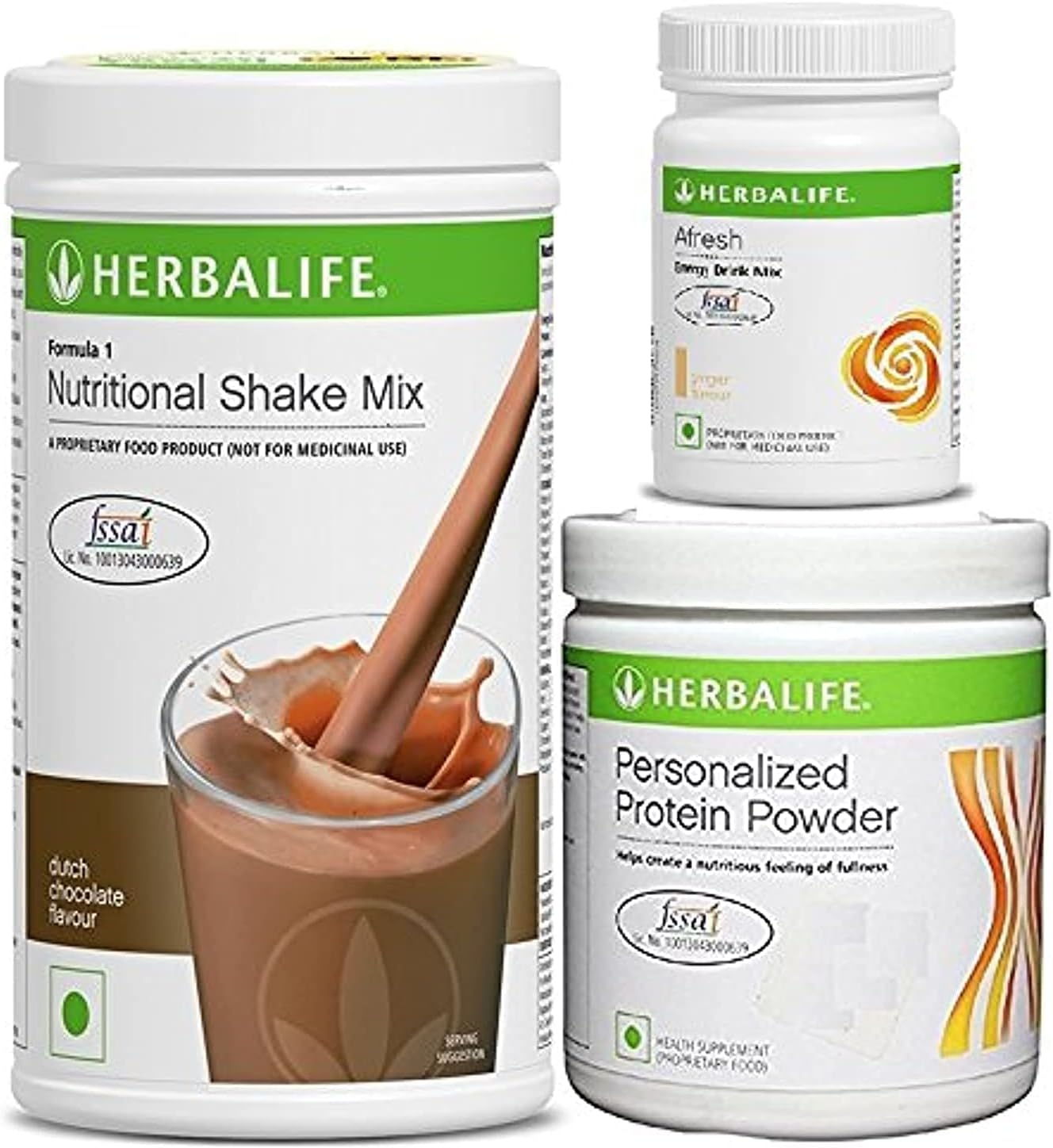Formula 1(Dutch Chocolate) with Personalized Protein Powder(200gm)+Afresh(Ginger)