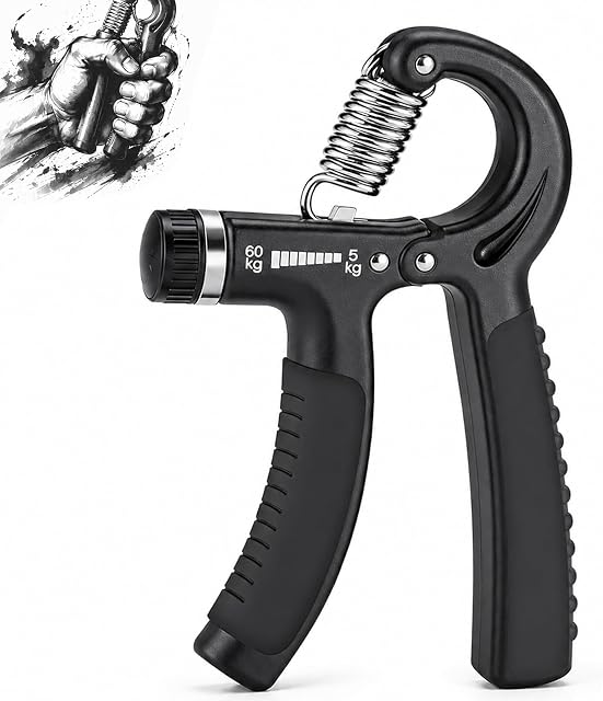 Hand Grip Strengthener, Grip Strengthener for Forearm Training | Adjustable 5-60kg Gym Equipment, Finger Wrist
