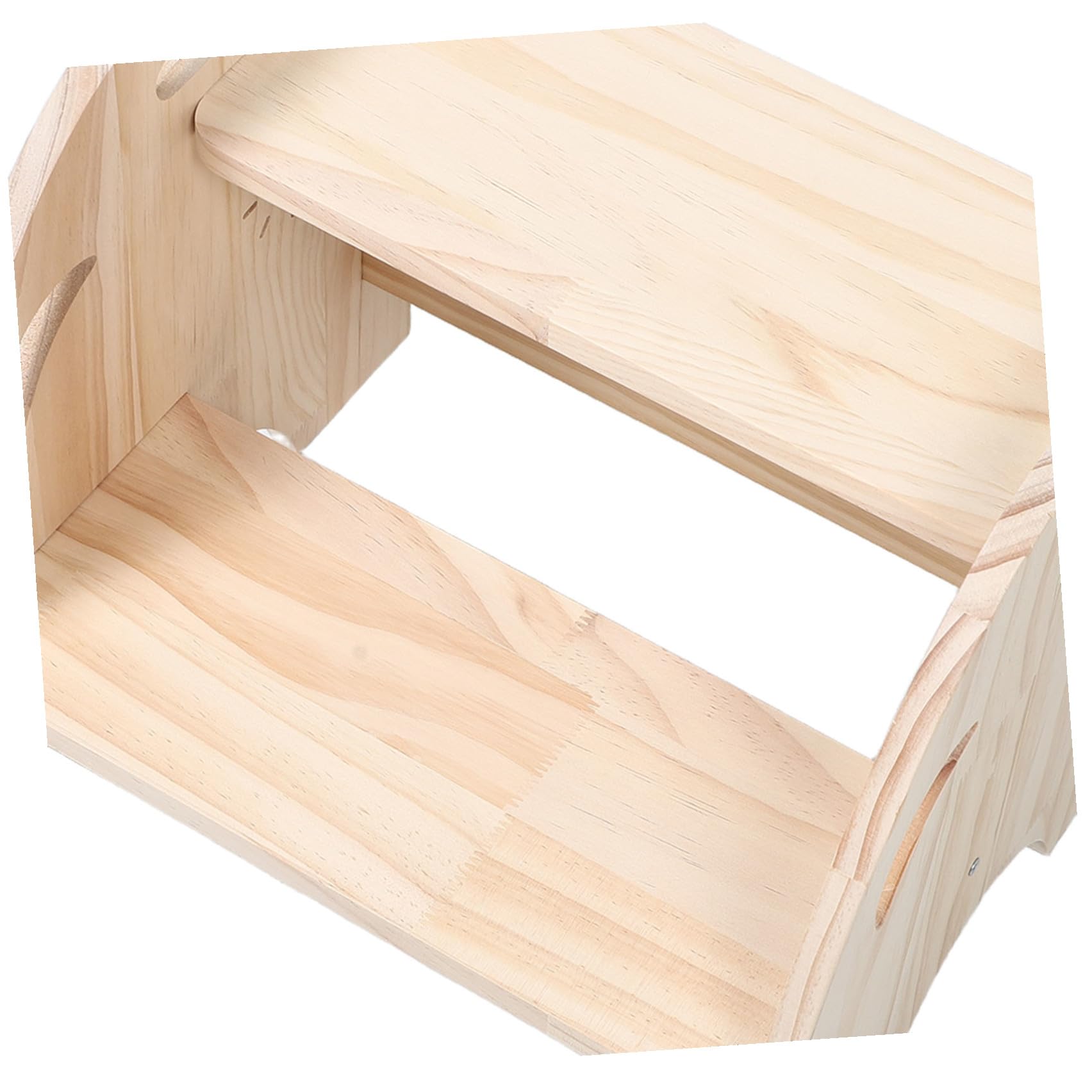 Taburete de Madera para Niños con 2 Escalones 38x32x32 Cm