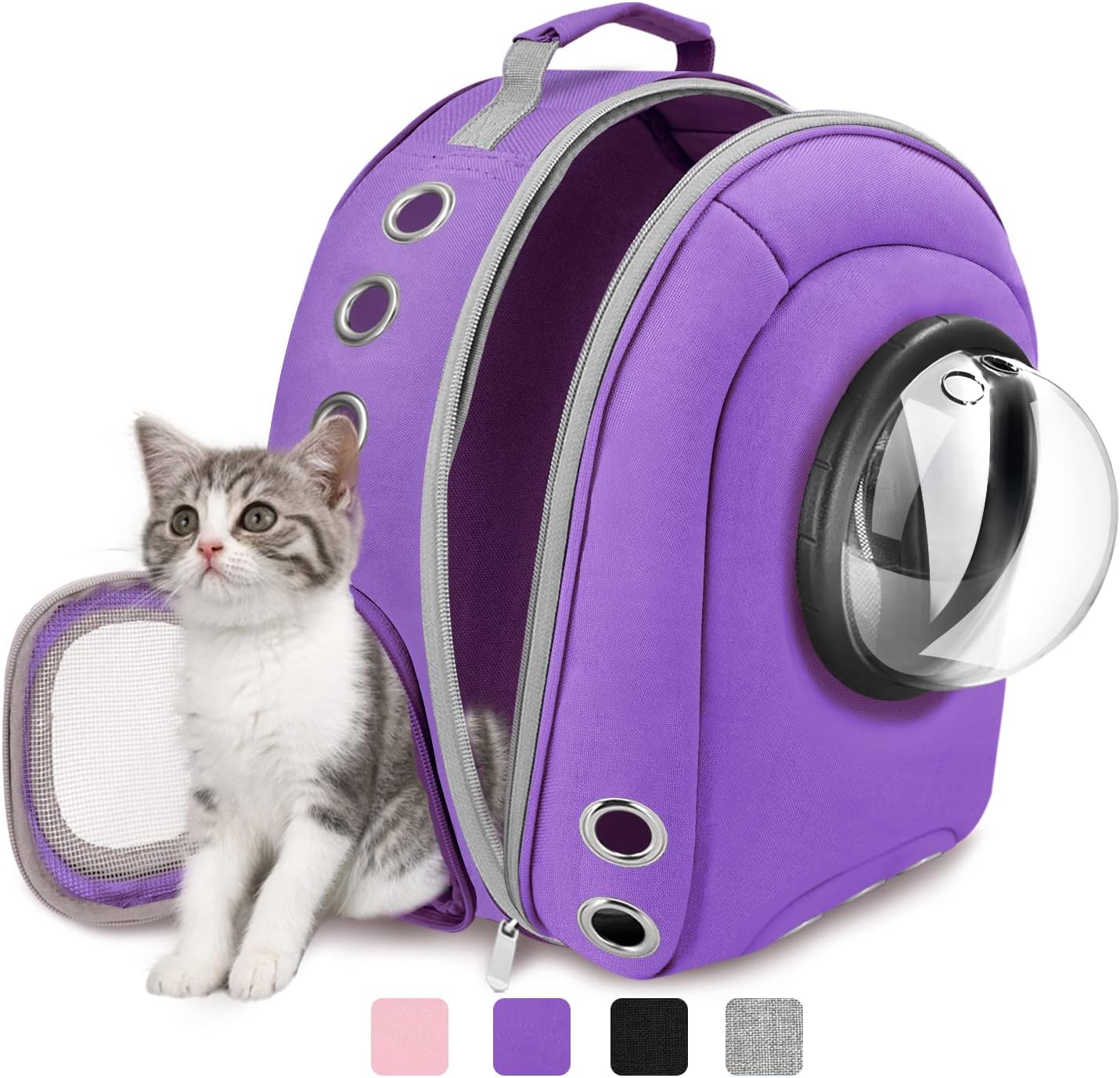 Prodigen Cat Backpack Carrier Bubble, Small Dog Backpack Carrier for Small Dogs, Space Capsule Pet Carrier Dog Hiking Backpack Travel…