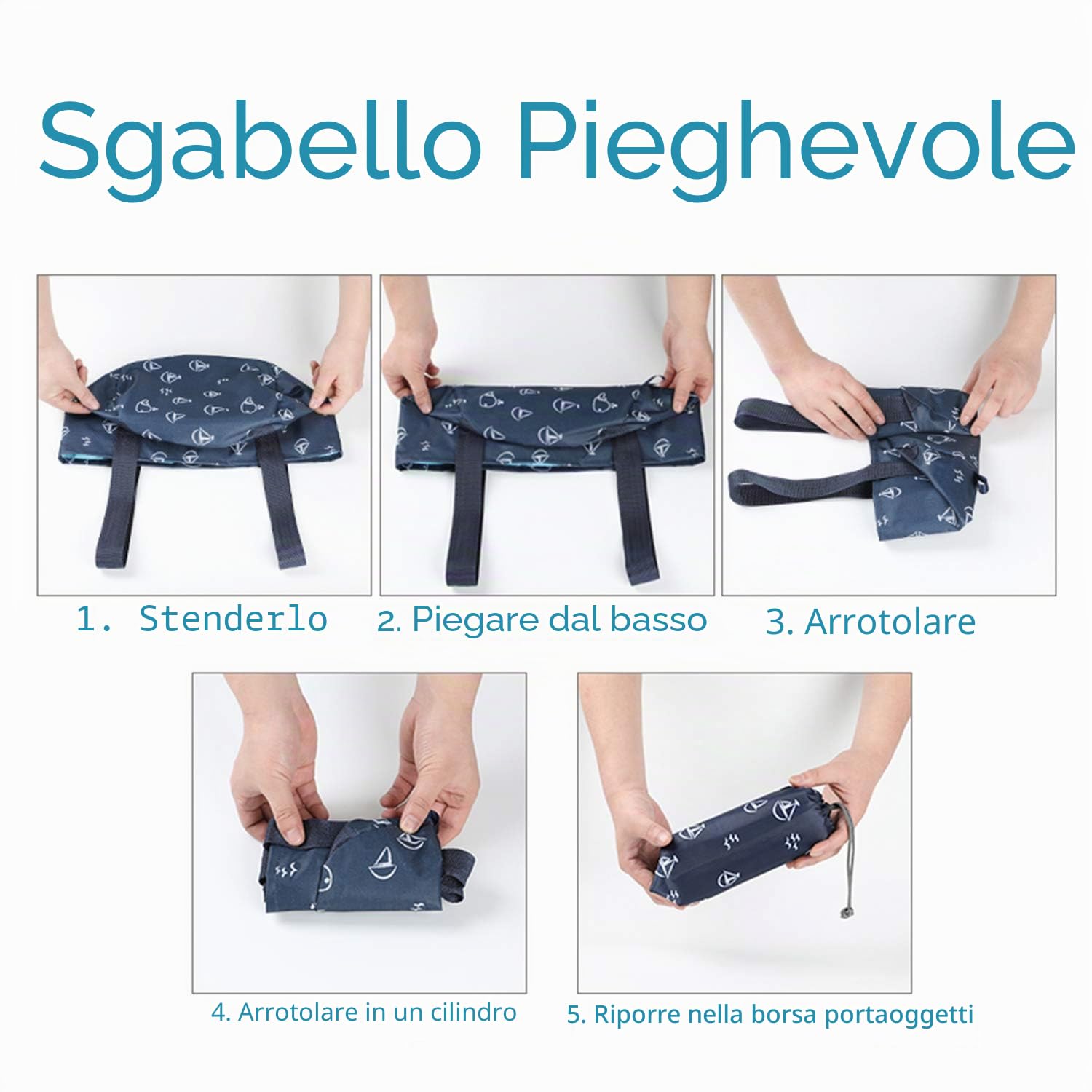 Secchio Pieghevole In PVC Da 23 Litri Con Borsa Trasporto – Per Pesca, Campeggio E Lavaggio Auto, In 3 Colori