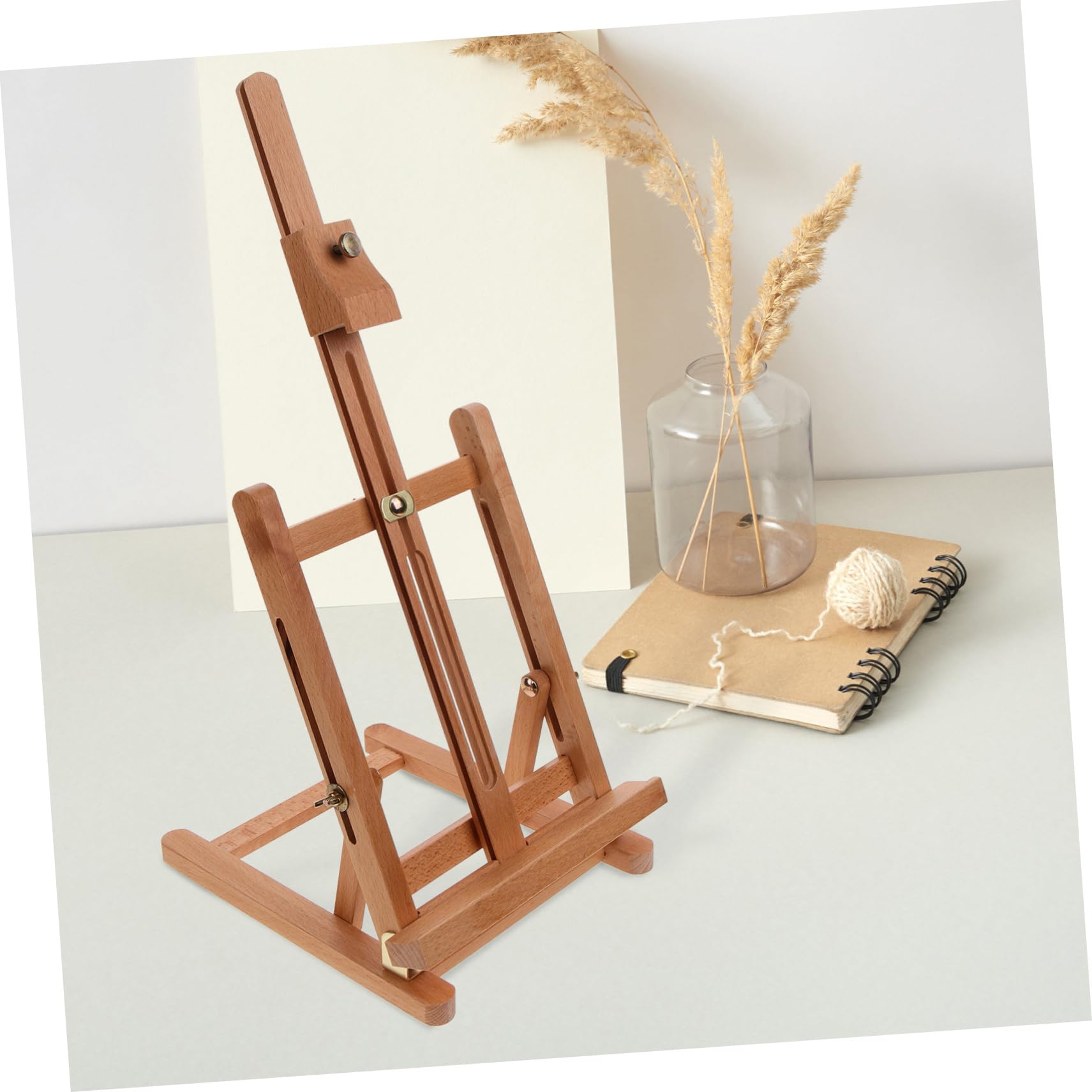 Chevalet de Peinture en Bois pour Débutants et Adultes, Présentoir