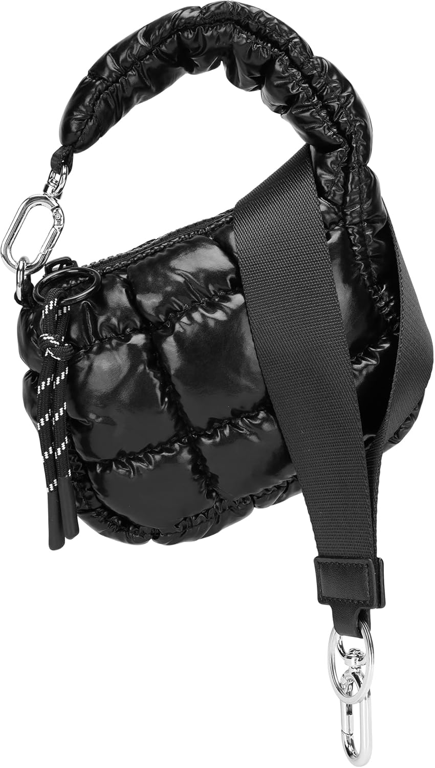 Mini Quilted Wristlet Bag for Women, Puffer Handbags,Evening Bags,Charm Lipstick Bag,Cute bag Charm for Gift | Charm Lipstick Bag, Cute bag Charm, for Gift - Image 4