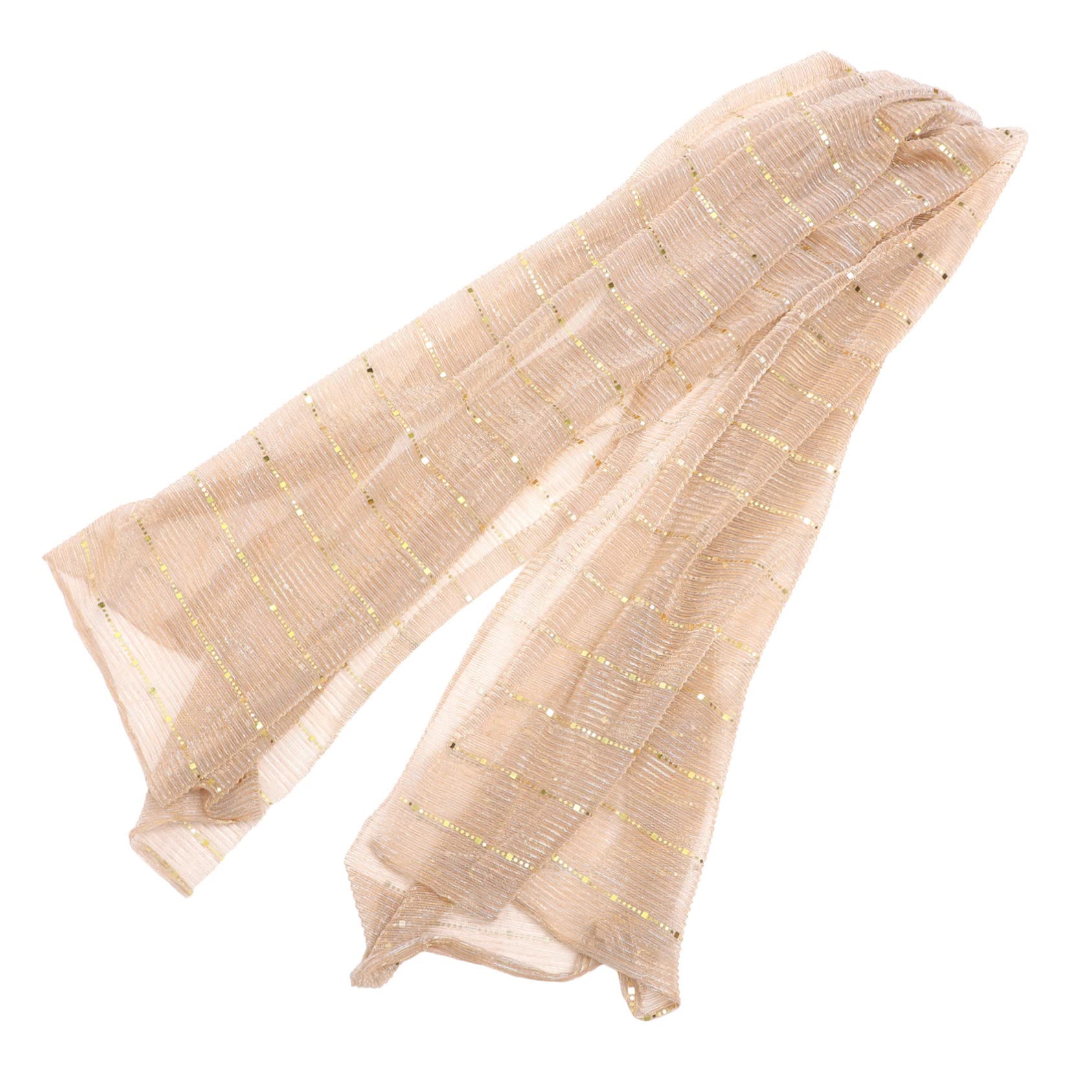 5pezzi Scarf Collare Donna Leggero e Traspirante Sciarpa Con Paillettes Per Stile Casual e Cerimonie Accessorio Versatile Per Abbigliamento Quotidiano e Festivo
