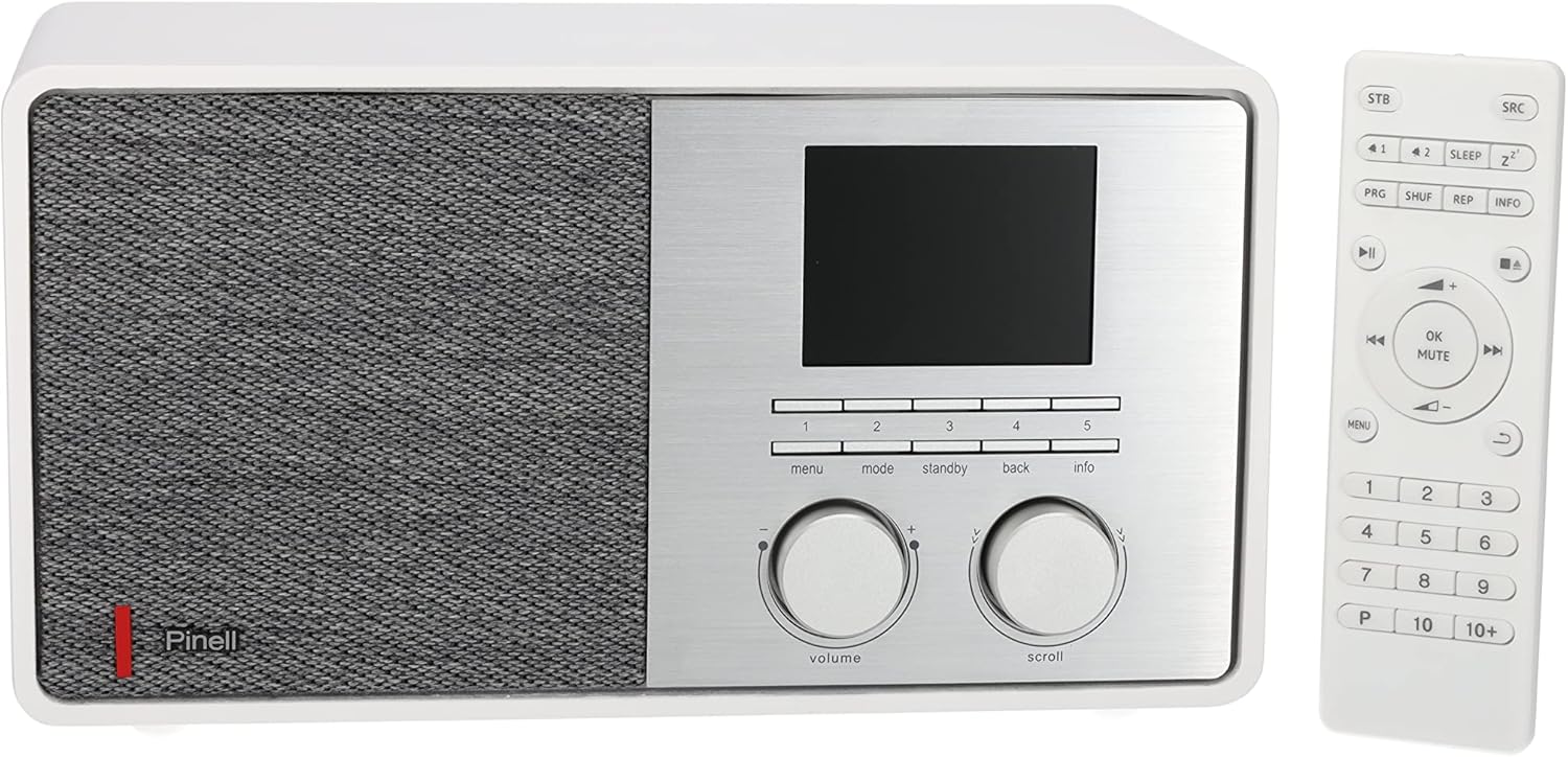 Pinell Supersound 301 radio with its remote control