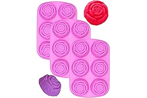 3 Pack Flower Ice Molds for Perfect Mimosas