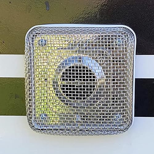 Miniatura 7 de UTSAUTO Cubierta de ventilación para horno RV de acero inoxidable de 2.8 pulgadas con goma de silicona y herramienta de instalación (paquete de 2)