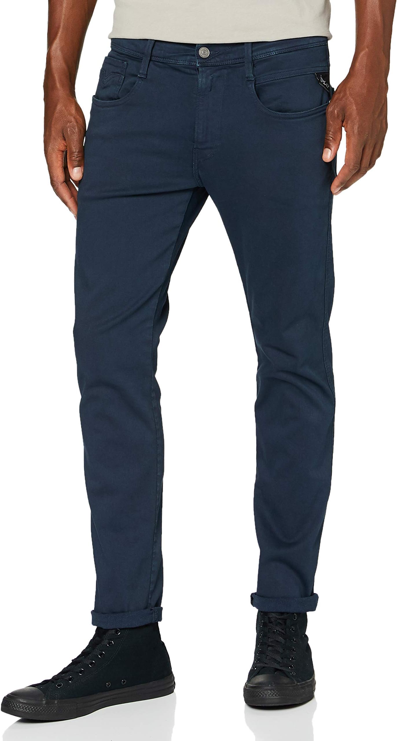 Replay Men's Anbass Hyperflex Colour Jeans