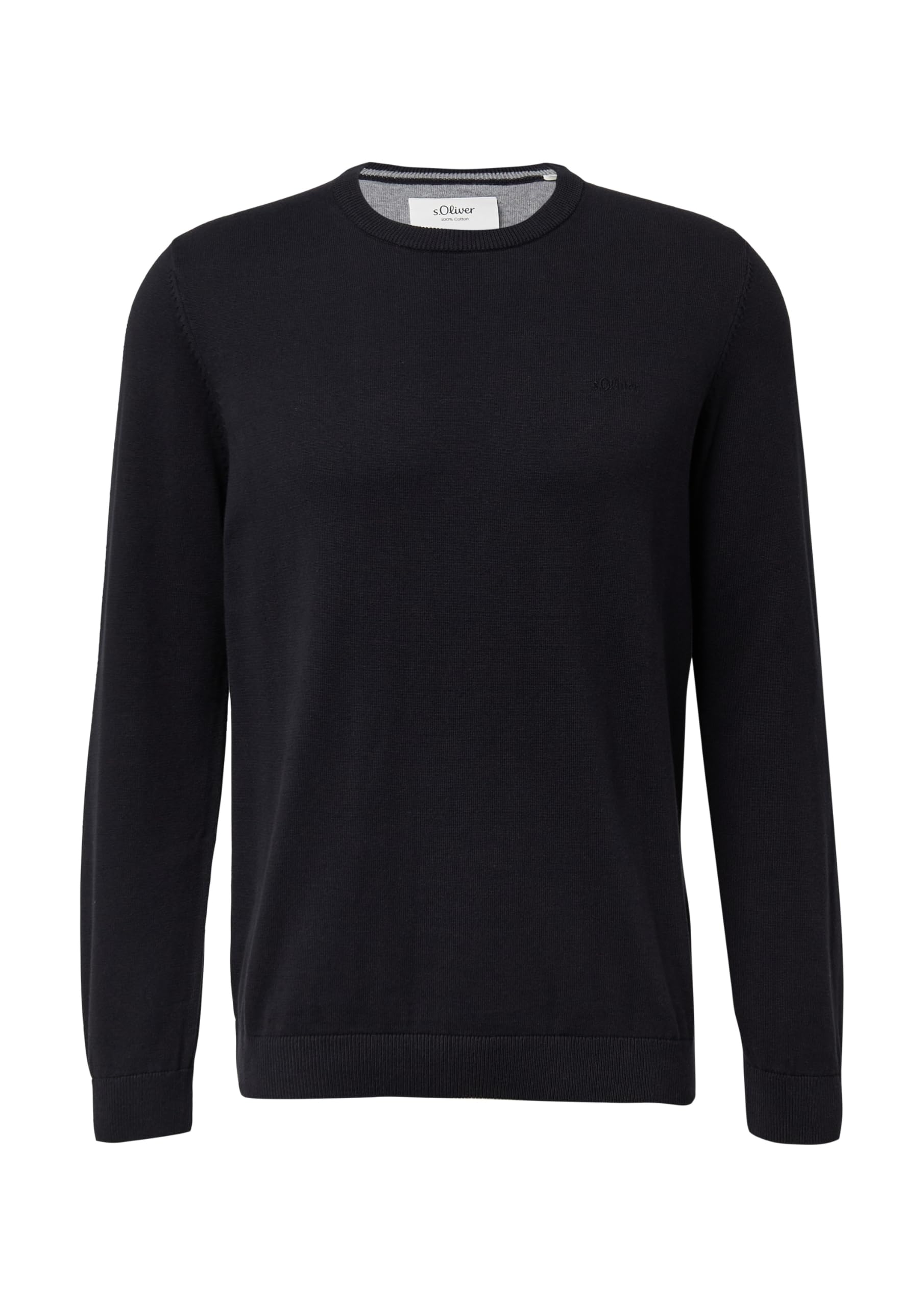 s.Oliver Sweter męski, 9999 czarny, XL