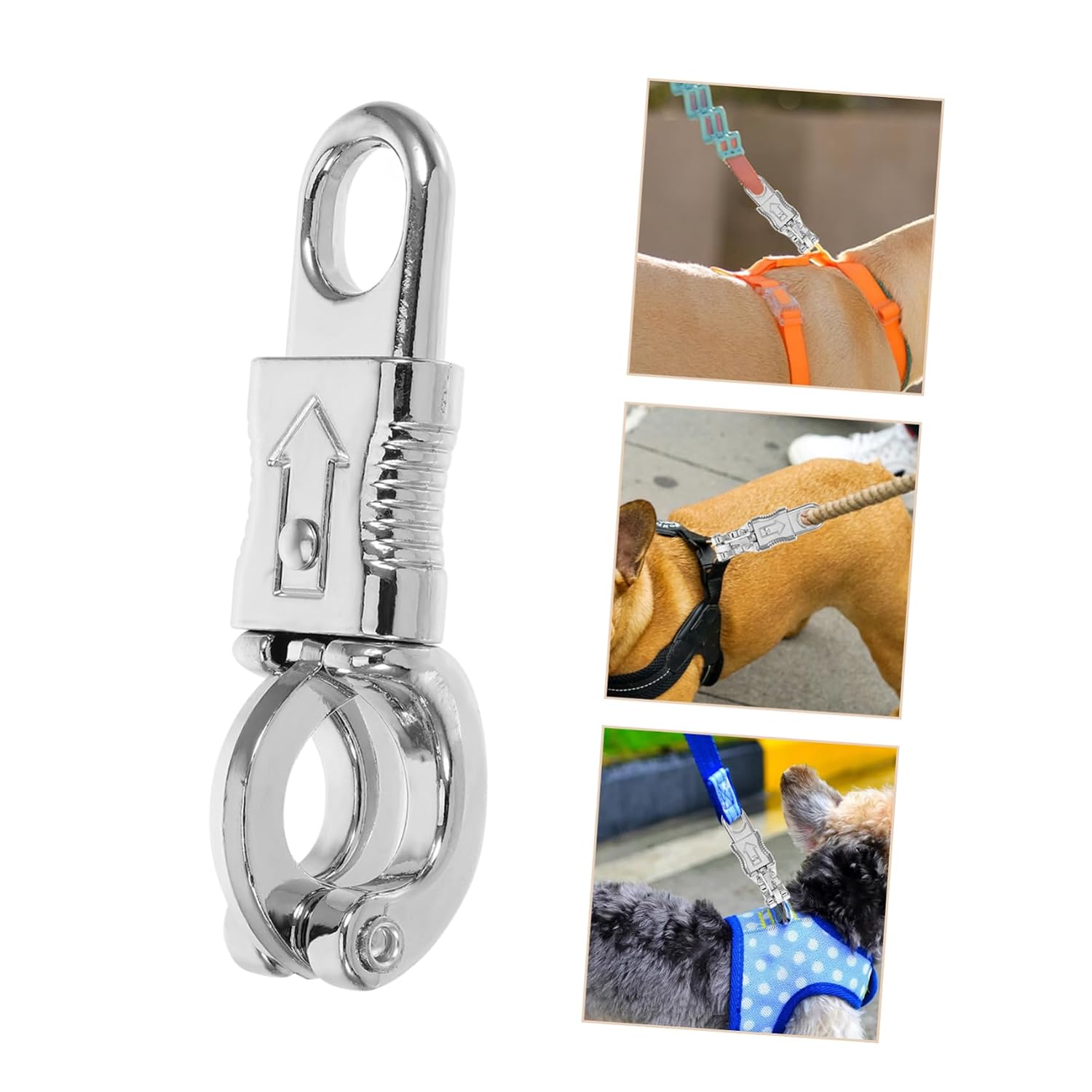 2pcs Heavy Duty Dog Leash Snap Hooks Metal Quick Release Connector for Pet Leash Backpack and Lanyard Use Secure and User-Friendly Dog Collar Hardware
