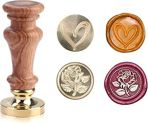 HURRISE Timbre De Cire Mini Carte D'invitation D'enveloppe De Poignée