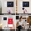 PGST Alarm System 26-Piece Home Alarm System House with App WLAN+ 4 G Alarm System Set with Window Door Sensors Motion Sensor RFID and Remote Controls Works with Alexa