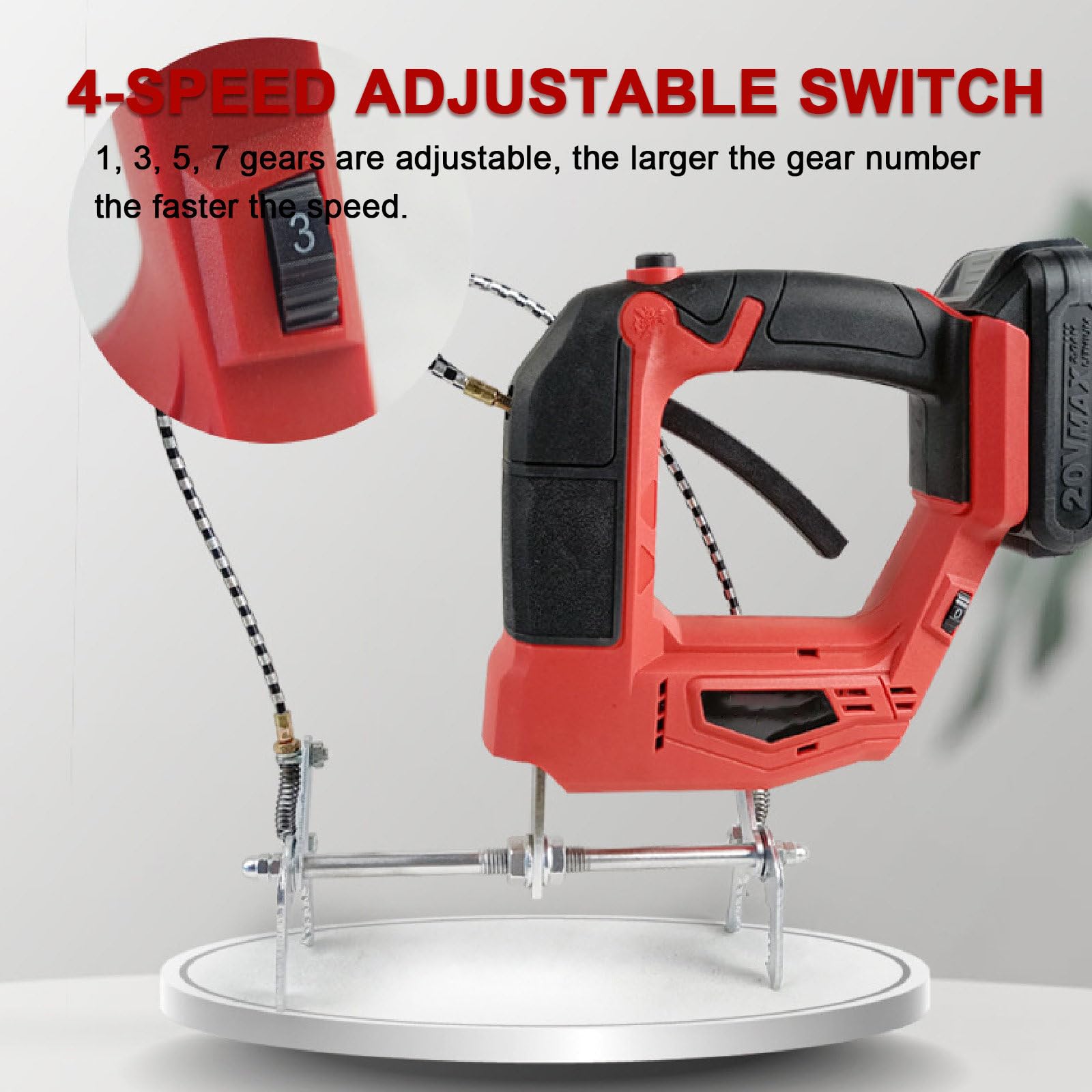 Agitador de marco de abeja, recargable con velocidades ajustables, funda portátil y diseño ergonómico para apicultura