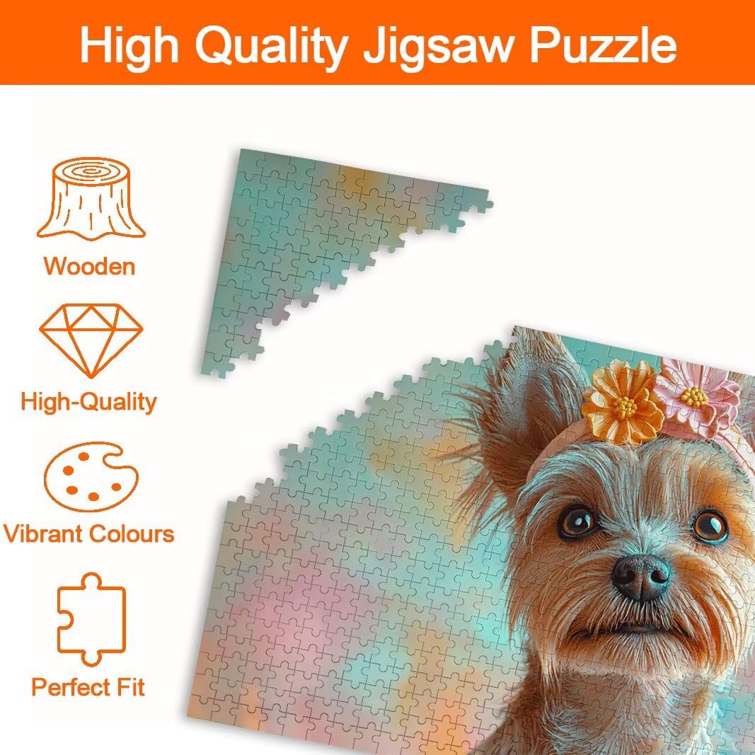 Puzzle 1000 Piezas, Puzzle Perro, Rompecabezas Adultos, Regalo Mujer -8217