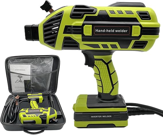 Household Electric Welding Machine 4600W, with 2.5 Welding Rod, Mask, Gloves, Toolbox, Portable ARC Welder, Inverter Welding Machine,Green