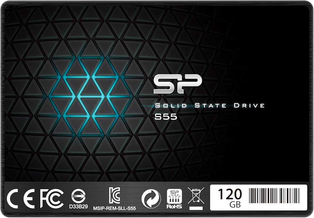 Silicon Power S55 120GB 2.5" 7mm SATA III Internal Solid State Drive - View 1