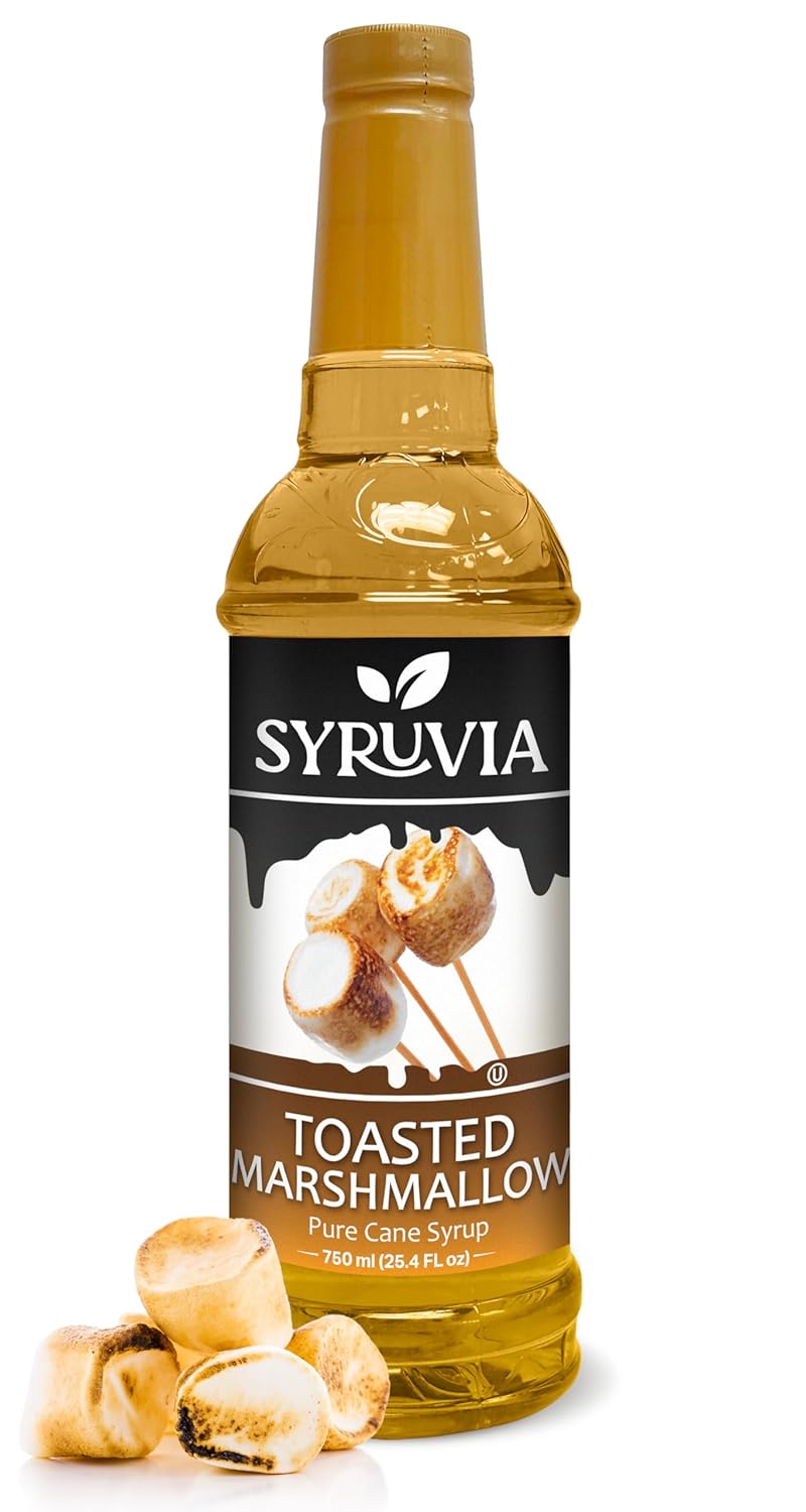 Syruvia Toasted Marshmallow Coffee Syrup 25.4 fl oz