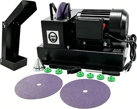 Lawn Mower Blade Sharpener, 1HP Lawnmower Blades Grinder...