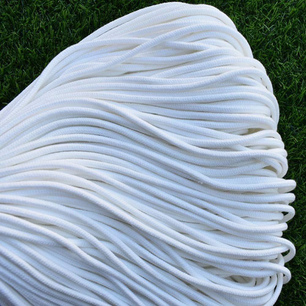 Self Watering Wick Cord, Waterer Treatment Drip Irrigation Cotton Rope String for Indoor Potted Plant African Violet Pot, 50 Feet
