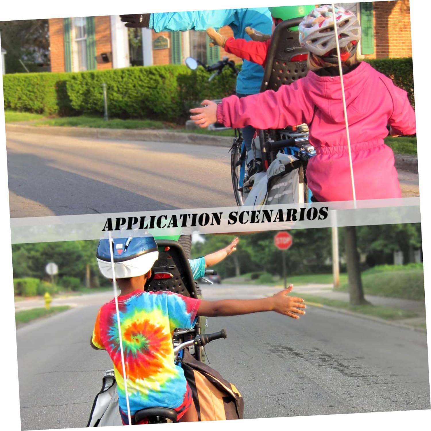 1set Electric Bike Saddle Backrest Foldable Boy Girl Safety Seat for Electric and Mountain Bikes Easy Installation Comfortable Design for Boys and Girls Black