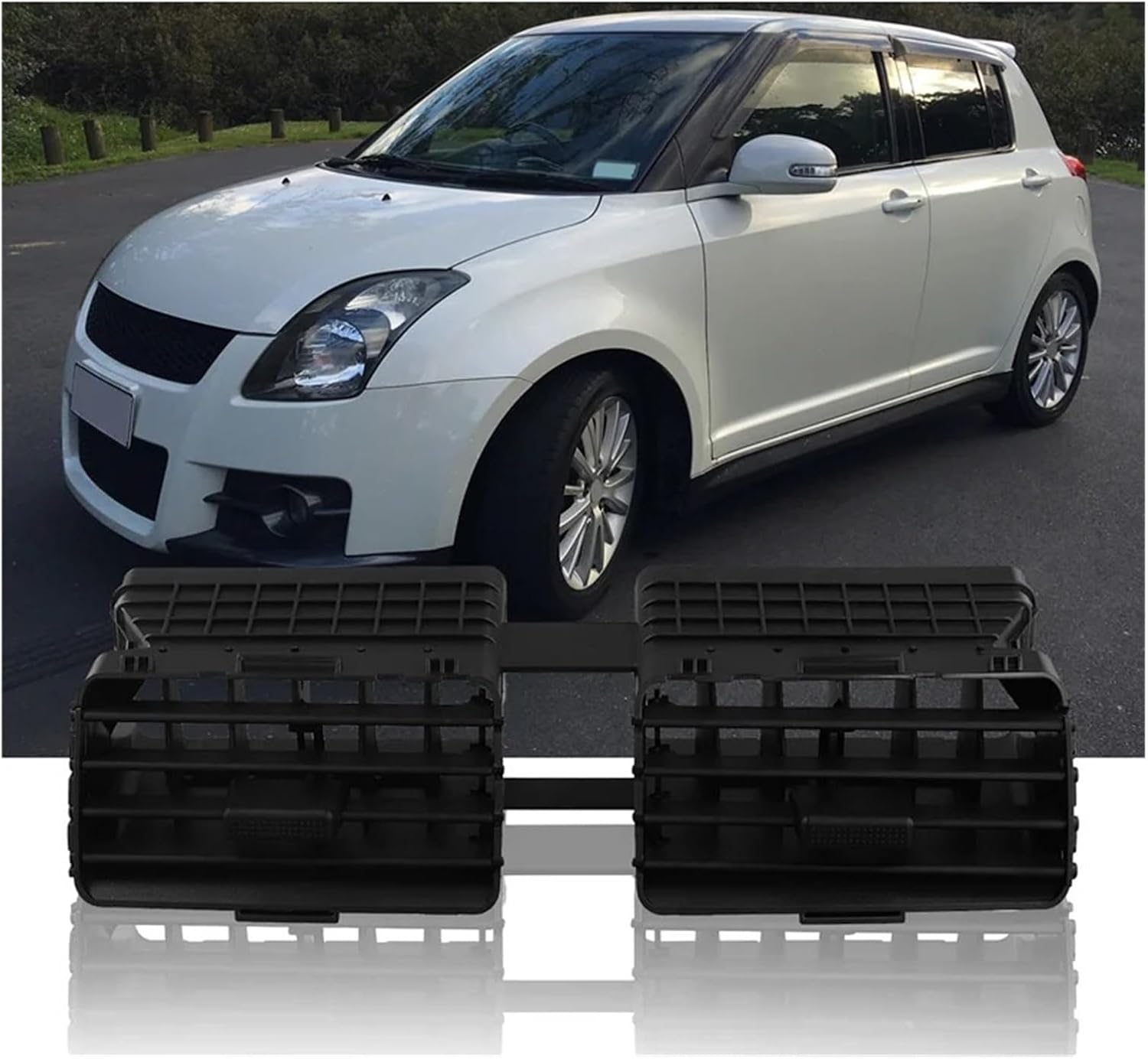 Air Conditioning Outlet Grille 73610-77J00-000 Cold Warm Air Outlet Toggle Compatible For Suzuki Swift Center Vent
