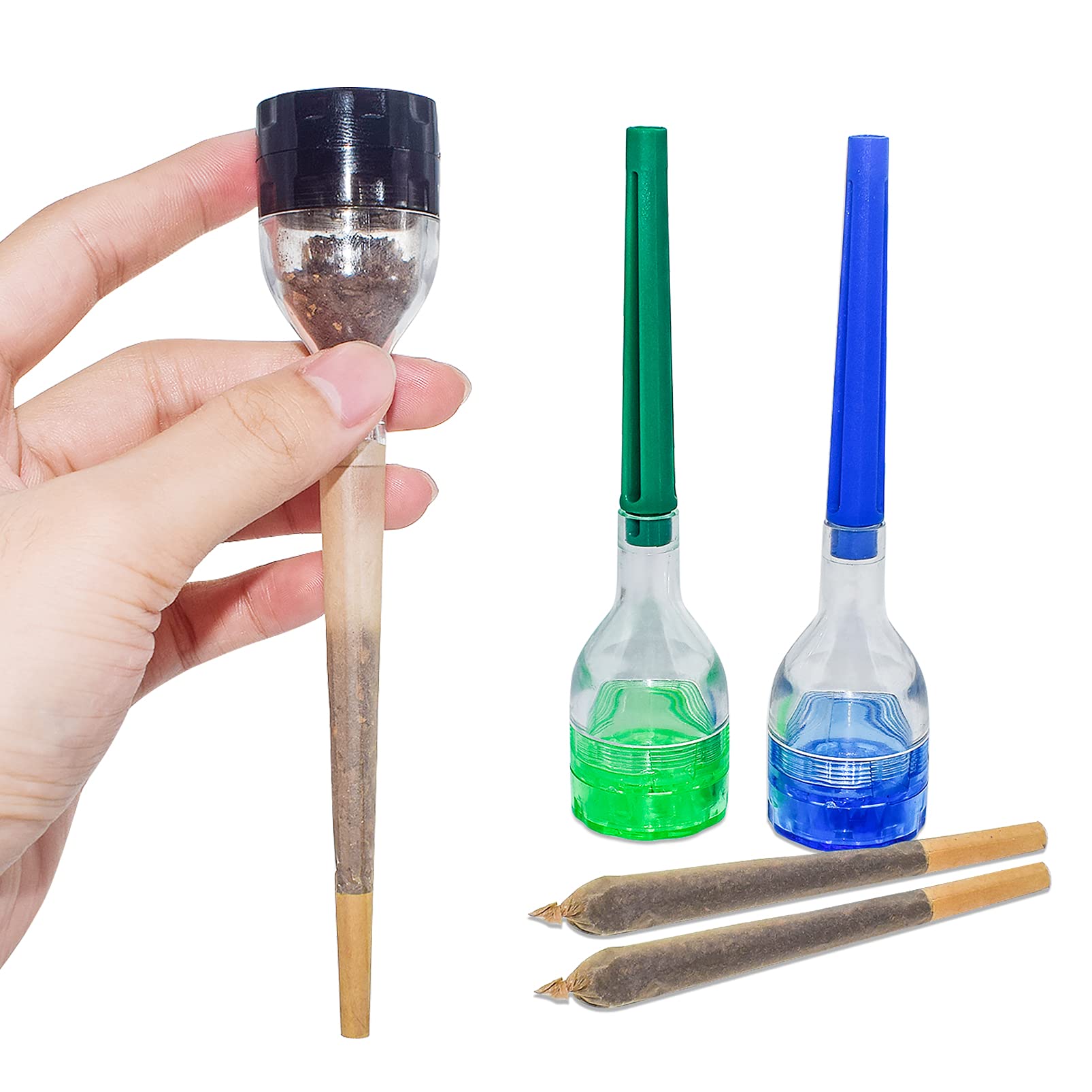 Buy Allinone Cone Roller and Filler Cone Maker with Grinder (Green) Online at desertcartINDIA