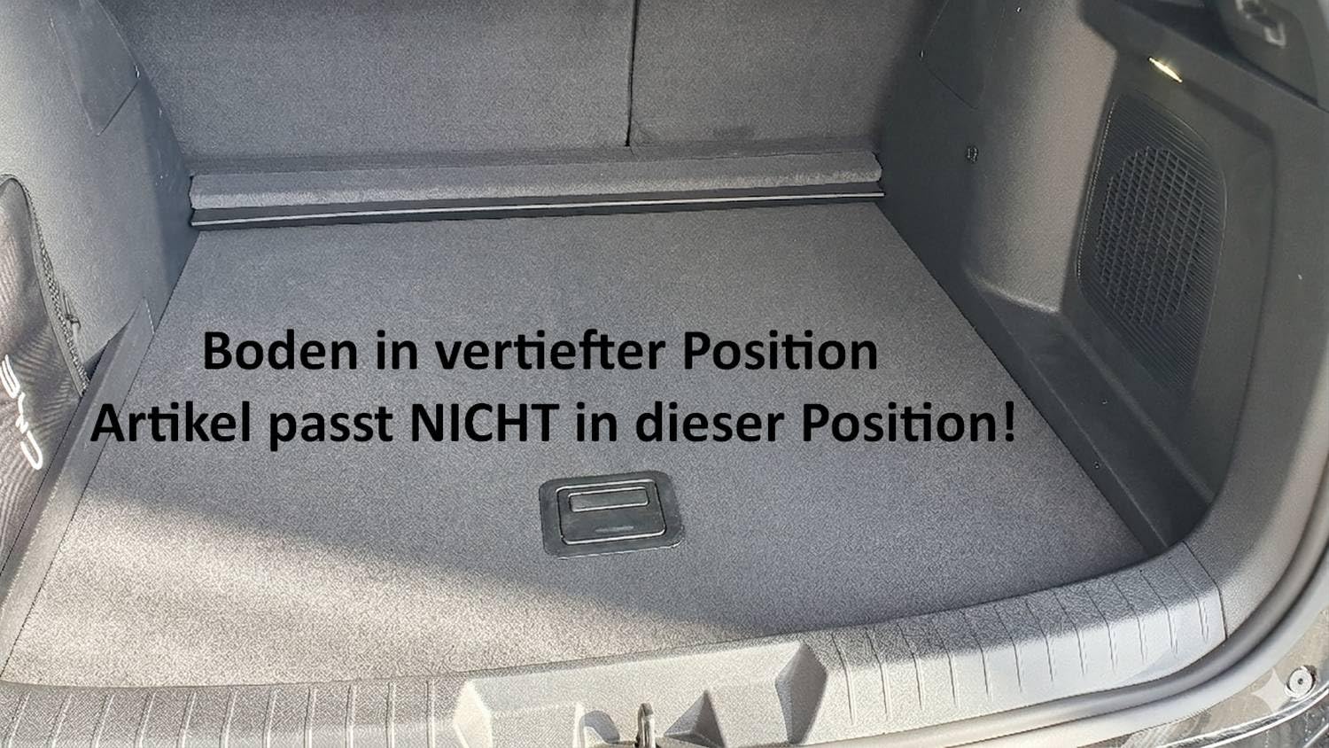 AZUGA Premium Gummi Kofferraumwanne Kofferraummatte rutschhemmend passend für BYD Seal U DM-i Plug-In-Hybrid ab 2024 (hoher Boden, eben zur Ladekante) – wasserdicht, hoher Rand AZ12000834