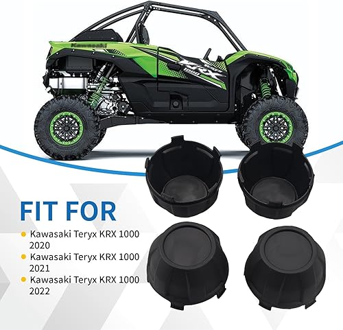 Miniatura 2 de Tapacubos de rueda para neumáticos, 4 unidades, 11065-1341, compatibles con Kawasaki Teryx KRX 1000 2020-2022, repuesto #11065-1341