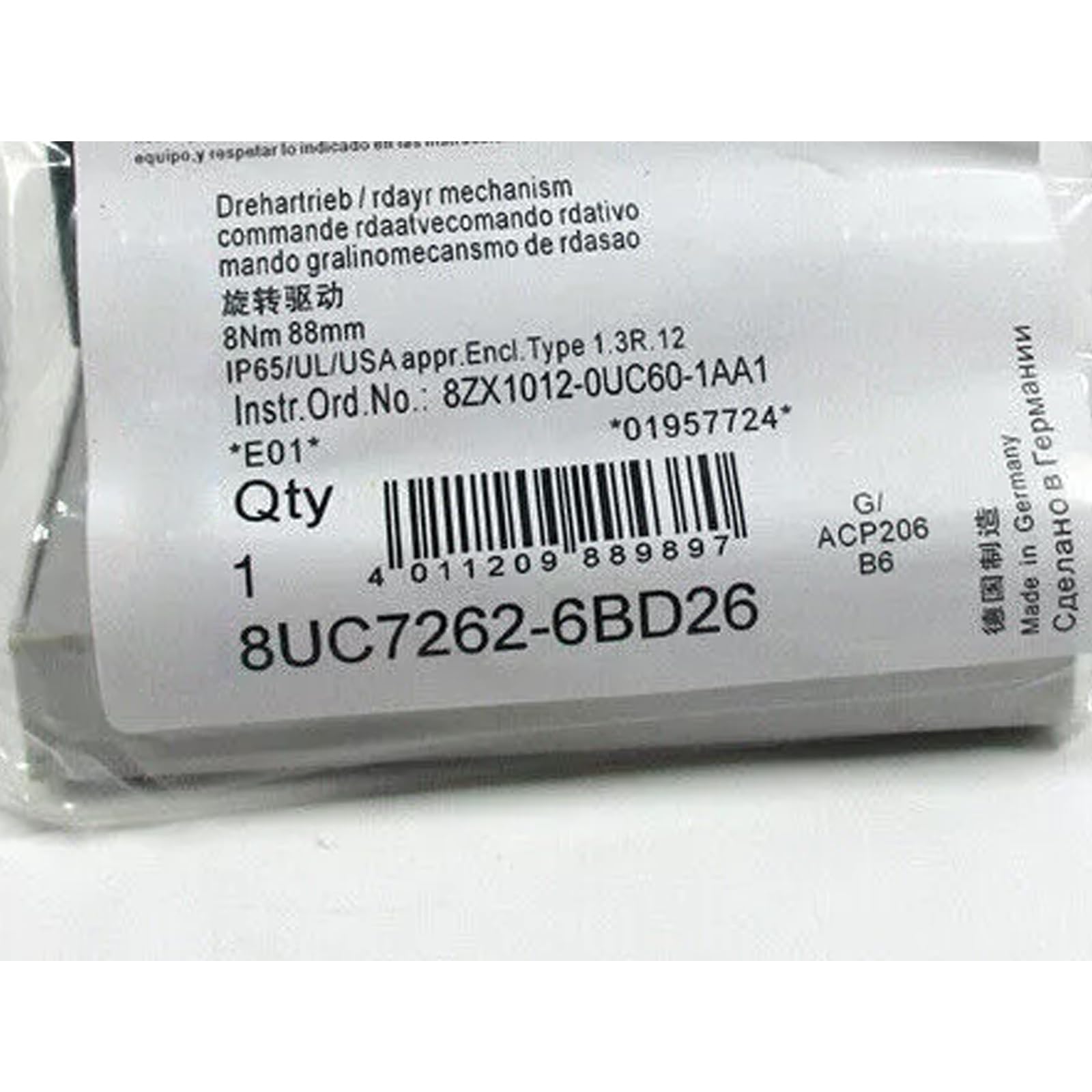 8UC7262-6BD26 Pièce industrielle d'origine neuve et scellée avec sa garantie de 1 an