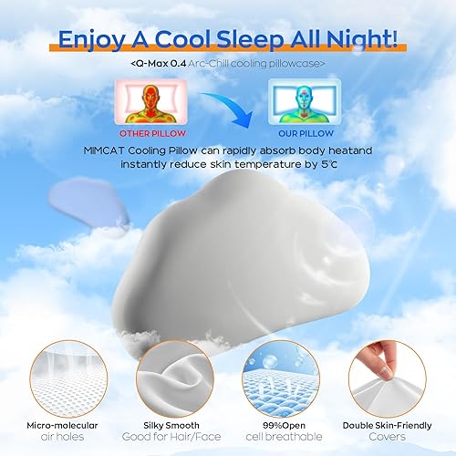 Miniatura 6 de Cloud Contour - Almohada de espuma viscoelástica con diseño ergonómico para dormir cómodamente y reducir los ronquidos, cuello y almohada cervical
