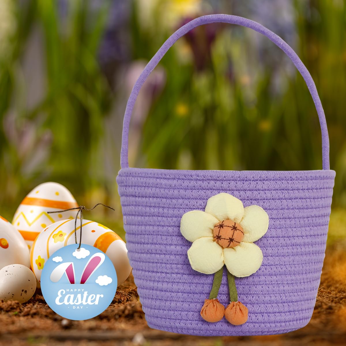 Easter Basket, Easter Basket Essentials Easter Baskets for Kids, Easter Baskets for Boys, Girls, Toddler, Babies, Infant Easter gifts basket Personalized