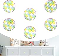 Vista 17 de Juego de 6 perillas redondas de goma suave con forma de dibujos animados para tiradores de gabinete, cajón, caja organizadora de armarios