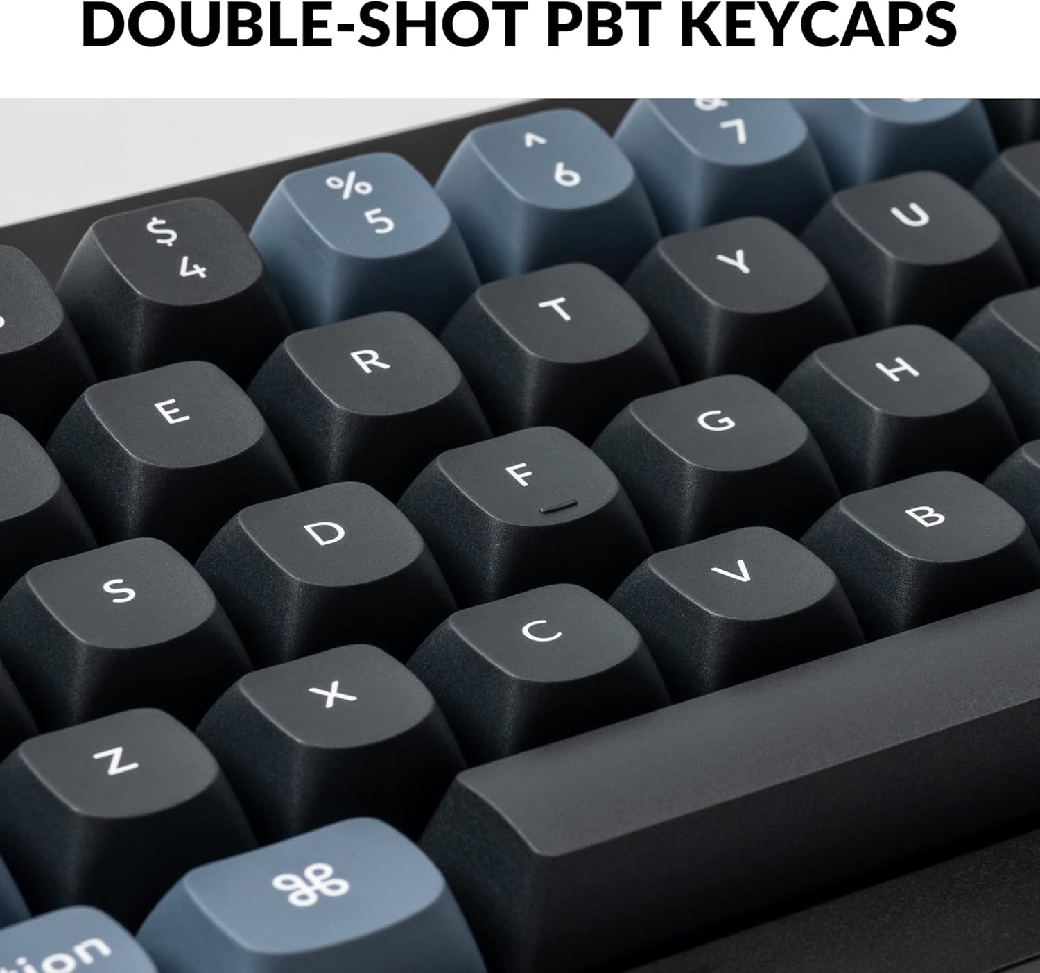 Keychron V2 Wired Custom Mechanical Keyboard Knob Version, 65% Layout QMK/VIA Programmable with Hot-swappable K Pro Blue Switch Compatible with Mac Windows Linux Carbon Black(Non-Transparent)
