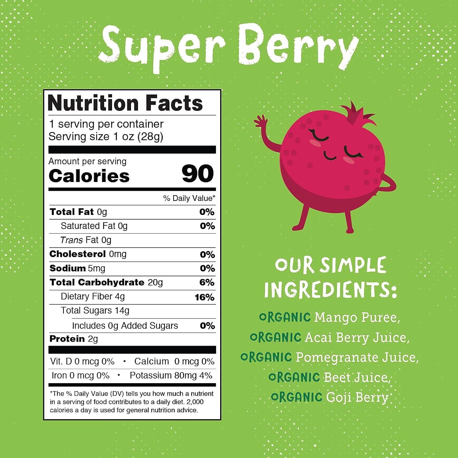 YOU LOVE FRUIT-BERRY FLAVORS All Natural Fruit Snacks, Healthy Snack Pack, Real Fruit! Gluten Free, Non GMO, Vegan, Fiber packed, Low Fat, Kosher, Variety Pack, Great For Adding To Gift Box (36 pcs)