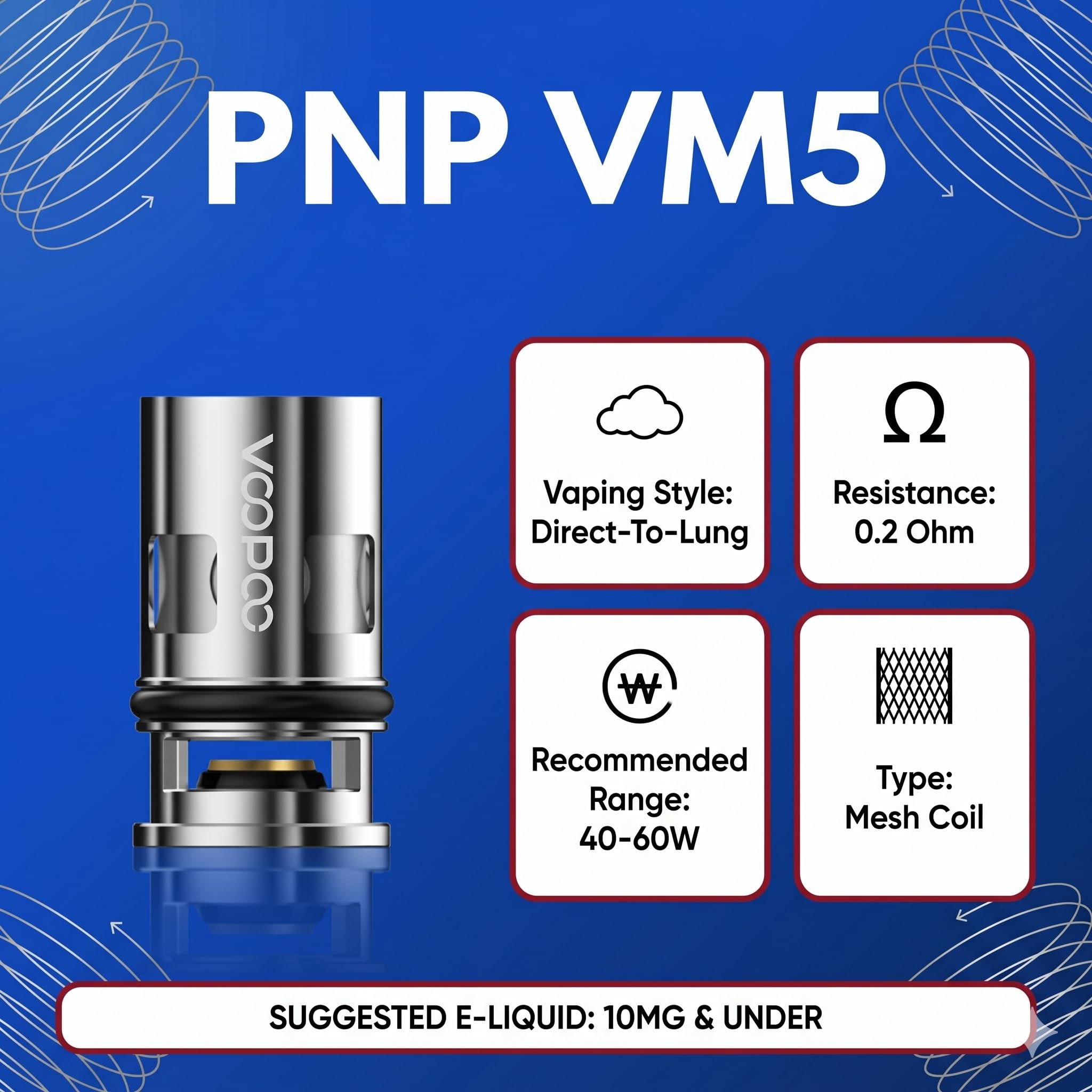 elfbar nachfüll pod läuft aus Résistances ITO par Voopoo - 5 résistances pod Drag Q, Argus P1 main image 1