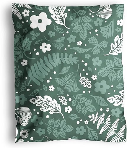 Miniatura 34 de Impack - Paquete de 25 sobres de polietileno de 10 x 13 pulgadas, bolsas de envío biodegradables para ropa, sobres de correo autoadhesivos verde